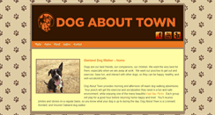 Desktop Screenshot of dogabouttown.biz